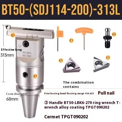 1072-SDJ Fine Boring Tools Fine Boring Heads Adjustable BT40 Fine Boring Tools Set Machining Center Small Bore Fine Boring Tools Shandong Denso Pricision Tools Co.,Ltd.